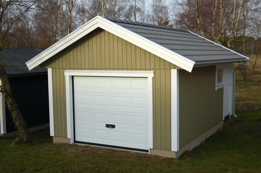 hur stort garage får man bygga utan bygglov