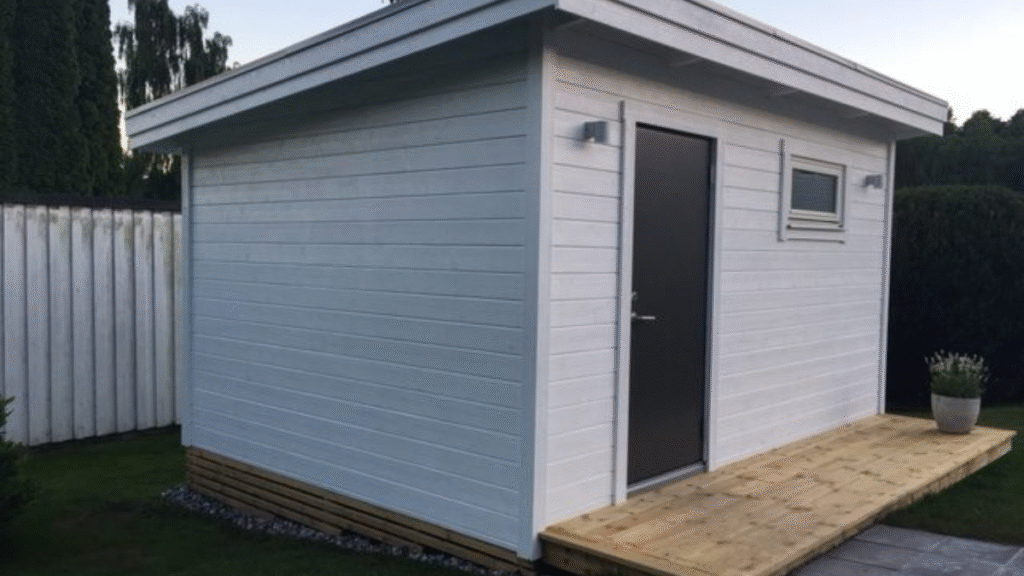 förråd med pulpettak bålsta