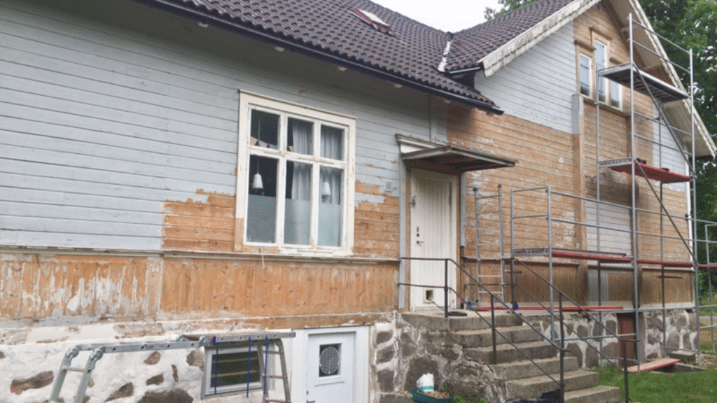 fasadbyte äldre hus enköping