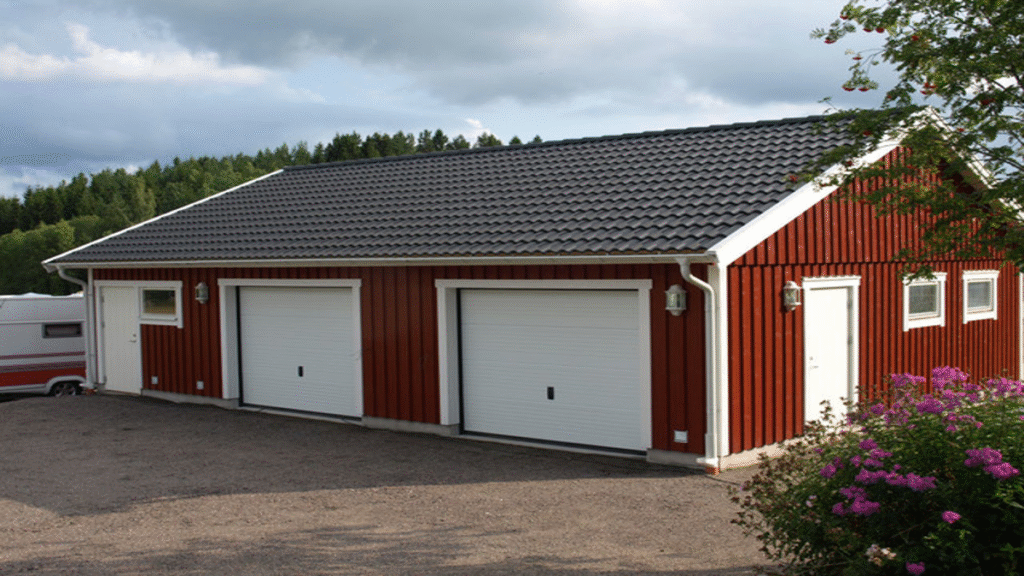 bygga garage skokloster