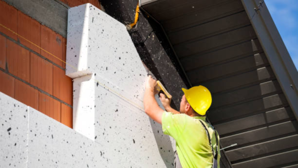 isolera fasad rosersberg