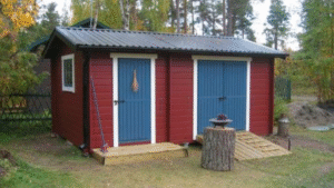 förråd på tomten håbo