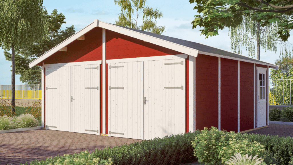 dubbelgarage krägga